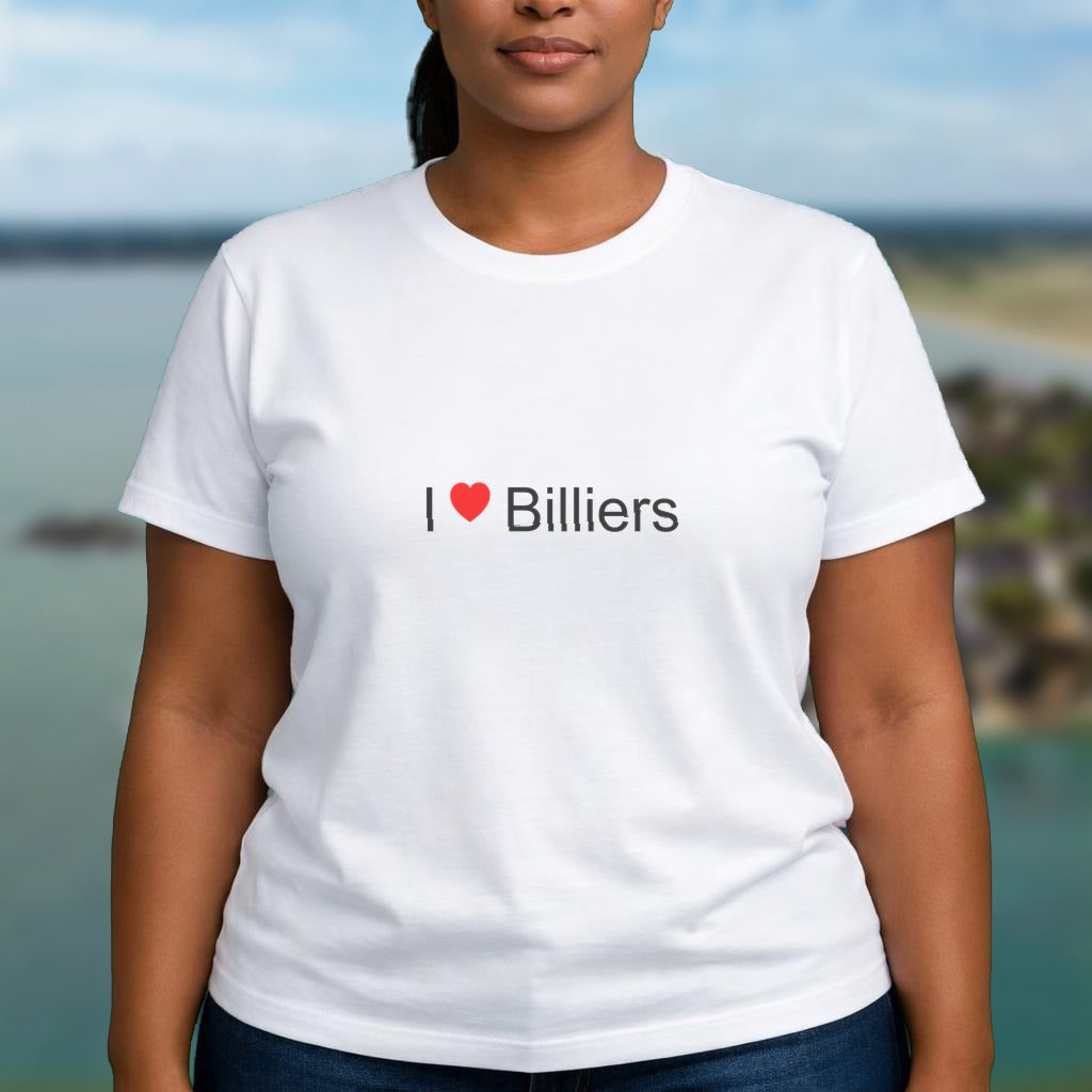 T-shirt I love billiers