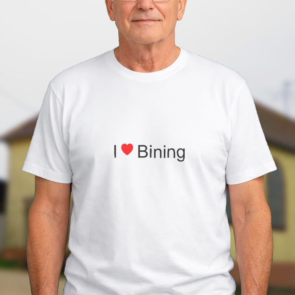 T-shirt I love bining