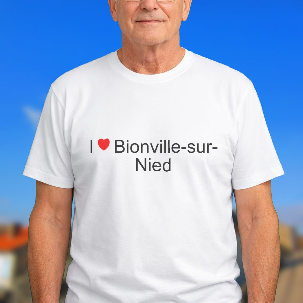 T-shirt I love bionville-sur-nied