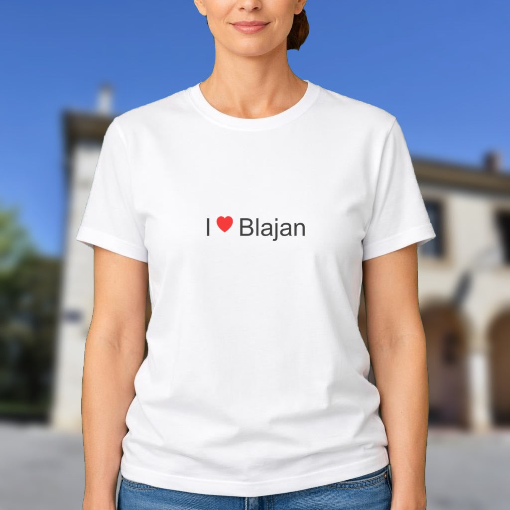 T-shirt I love blajan