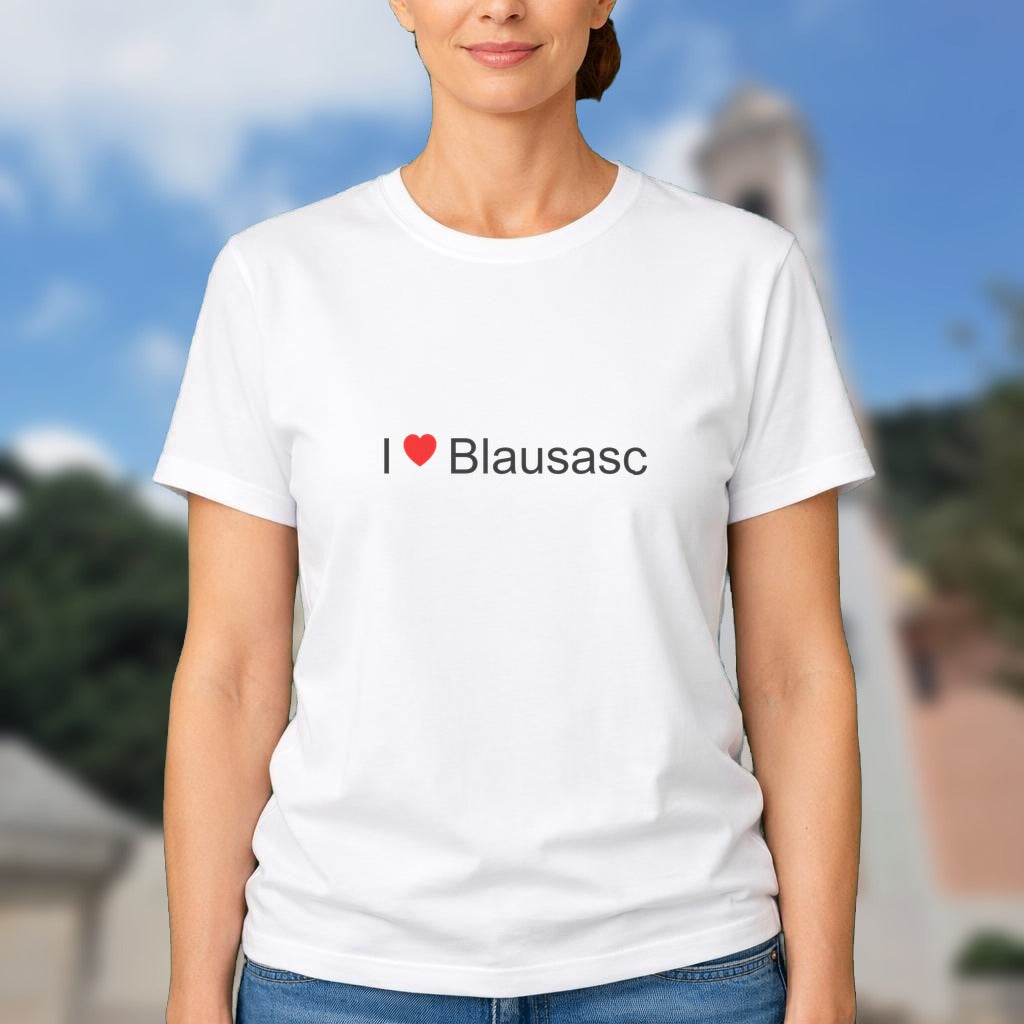 T-shirt I love blausasc