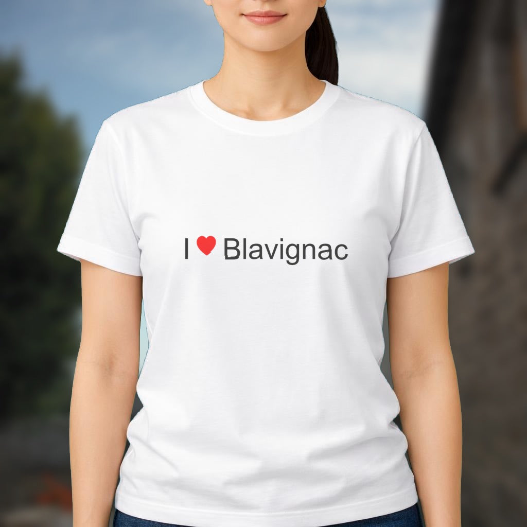 T-shirt I love blavignac