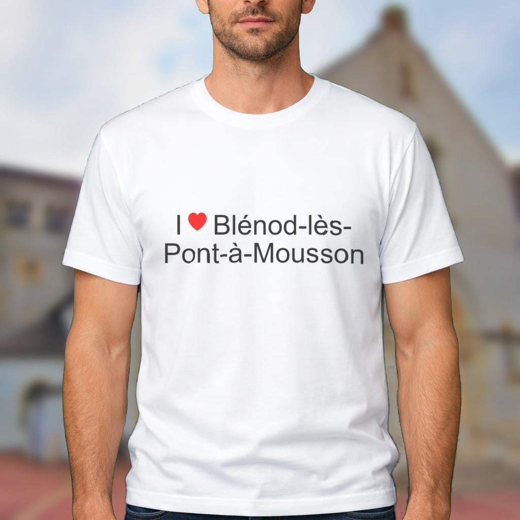 T-shirt I love blénod-lès-pont-à-mousson