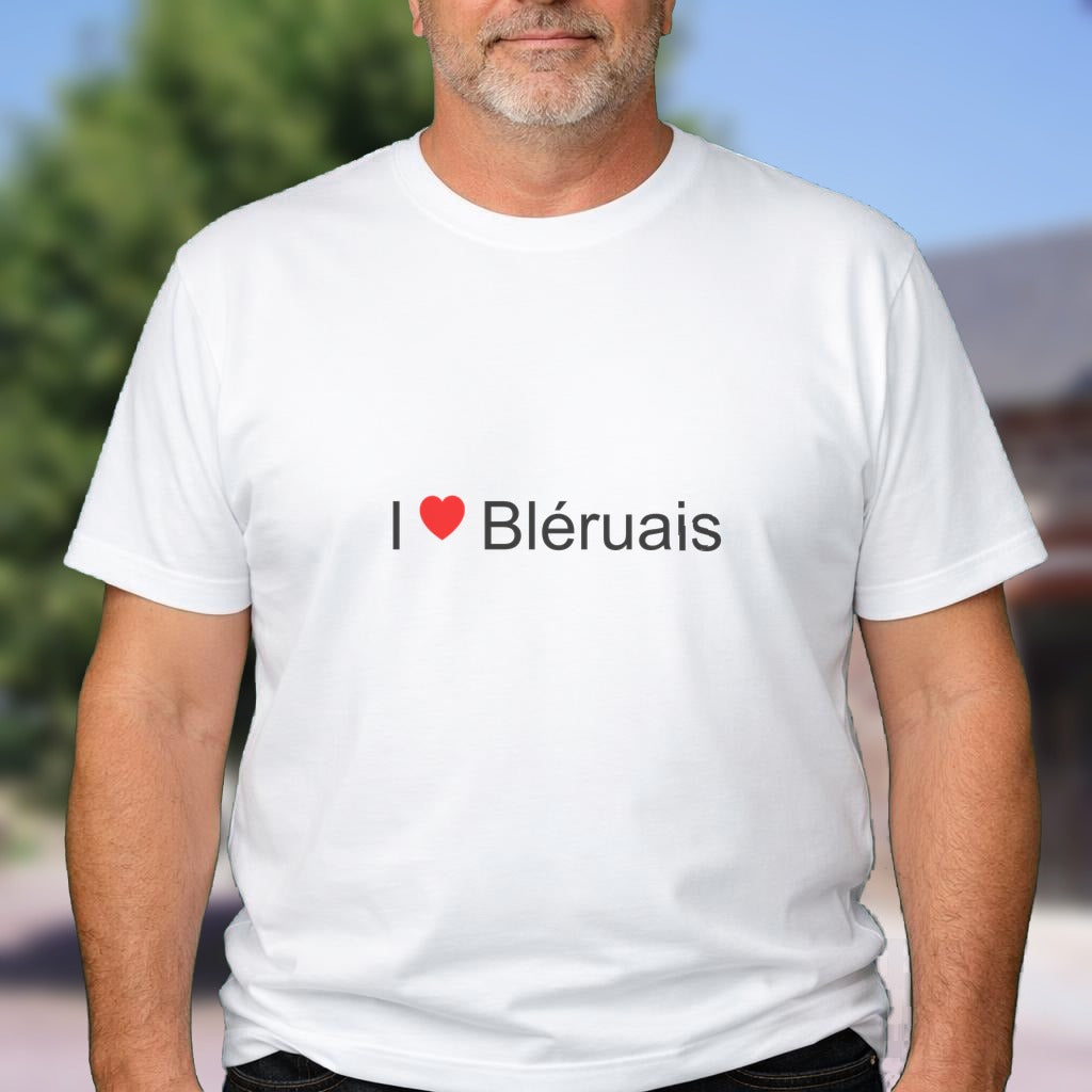 T-shirt I love bléruais