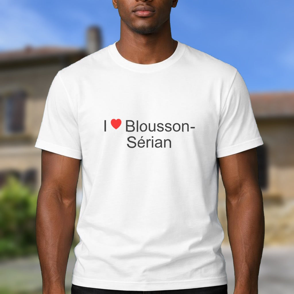 T-shirt I love blousson-sérian