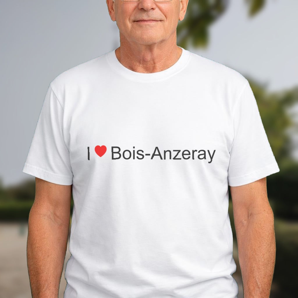 T-shirt I love bois-anzeray