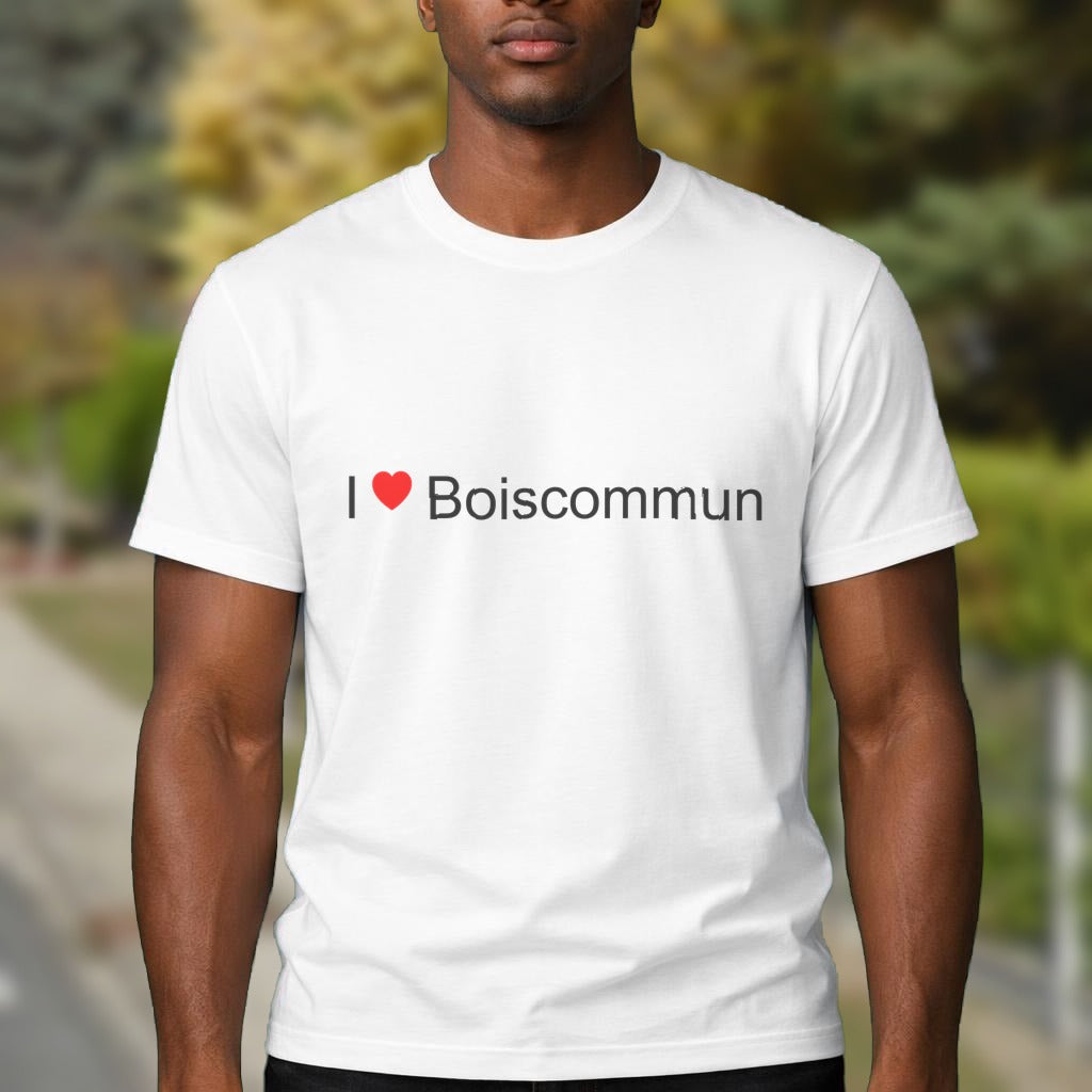 T-shirt I love boiscommun