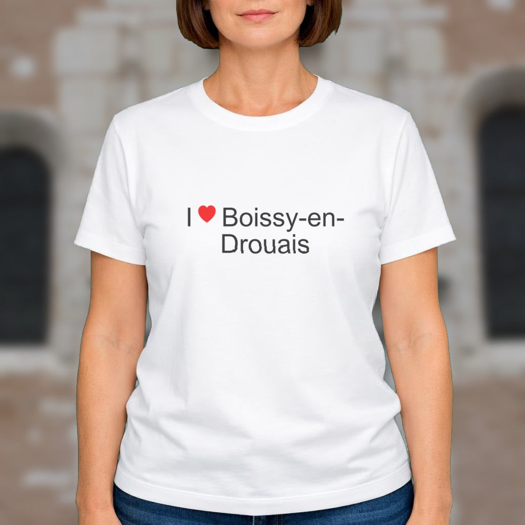 T-shirt I love boissy-en-drouais