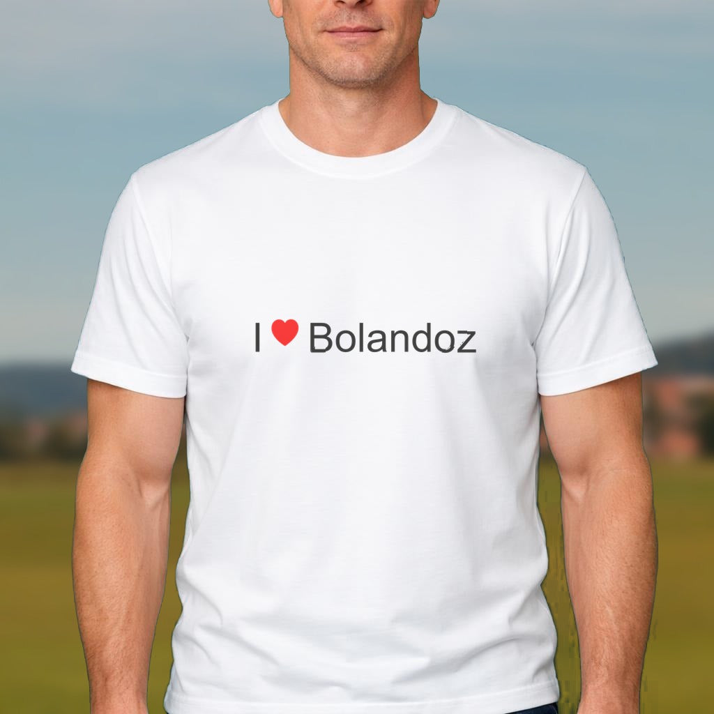 T-shirt I love bolandoz