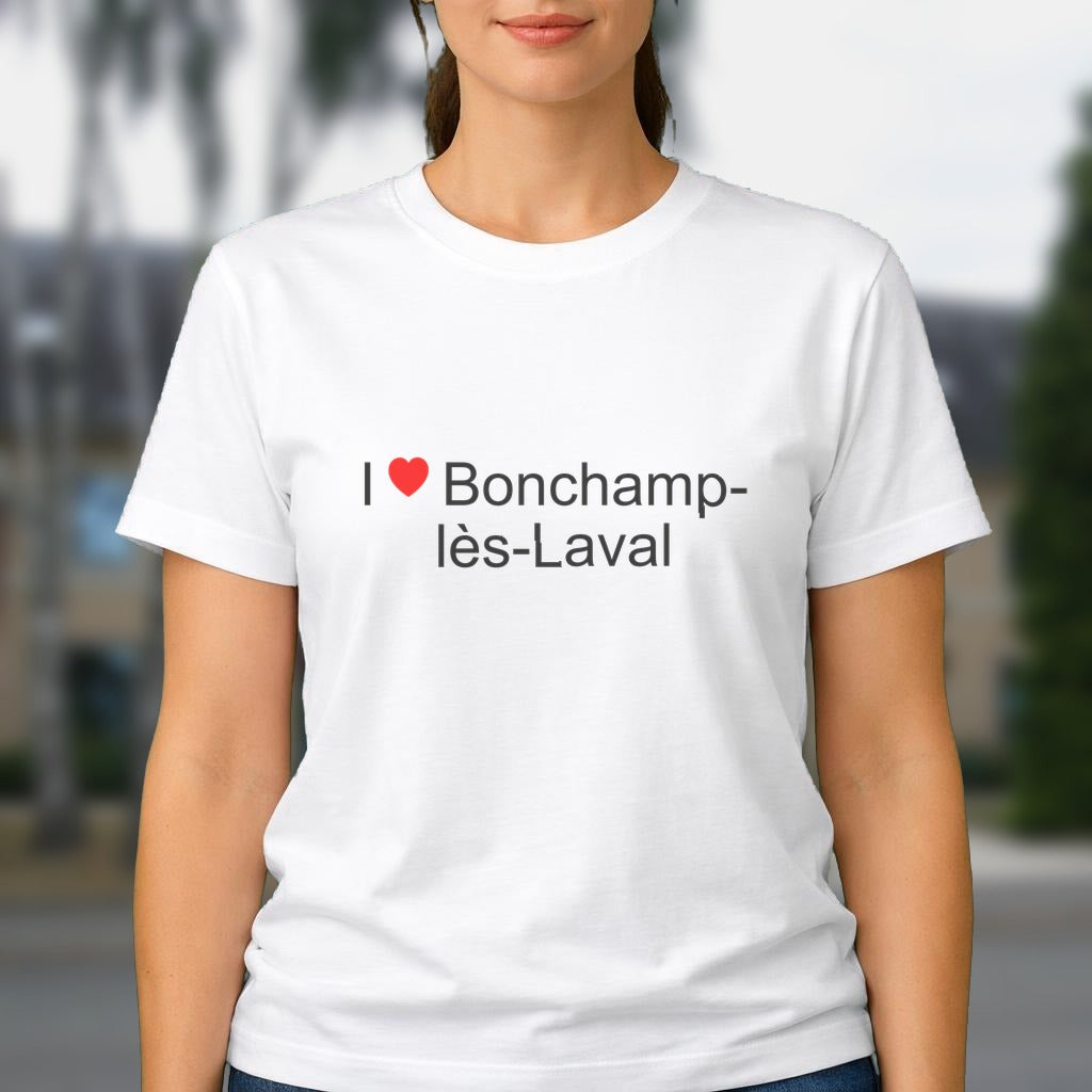 T-shirt I love bonchamp-lès-laval