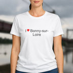 T-shirt I love bonny-sur-loire
