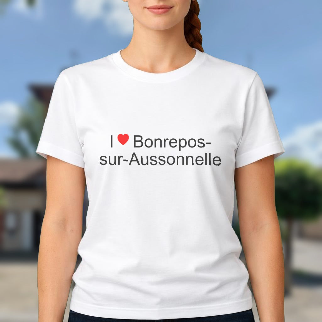 T-shirt I love bonrepos-sur-aussonnelle