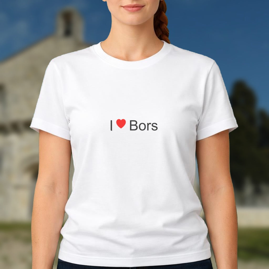 T-shirt I love bors (canton de charente-sud)