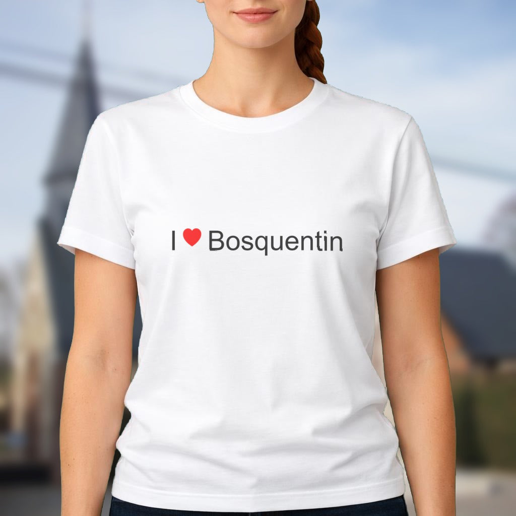 T-shirt I love bosquentin