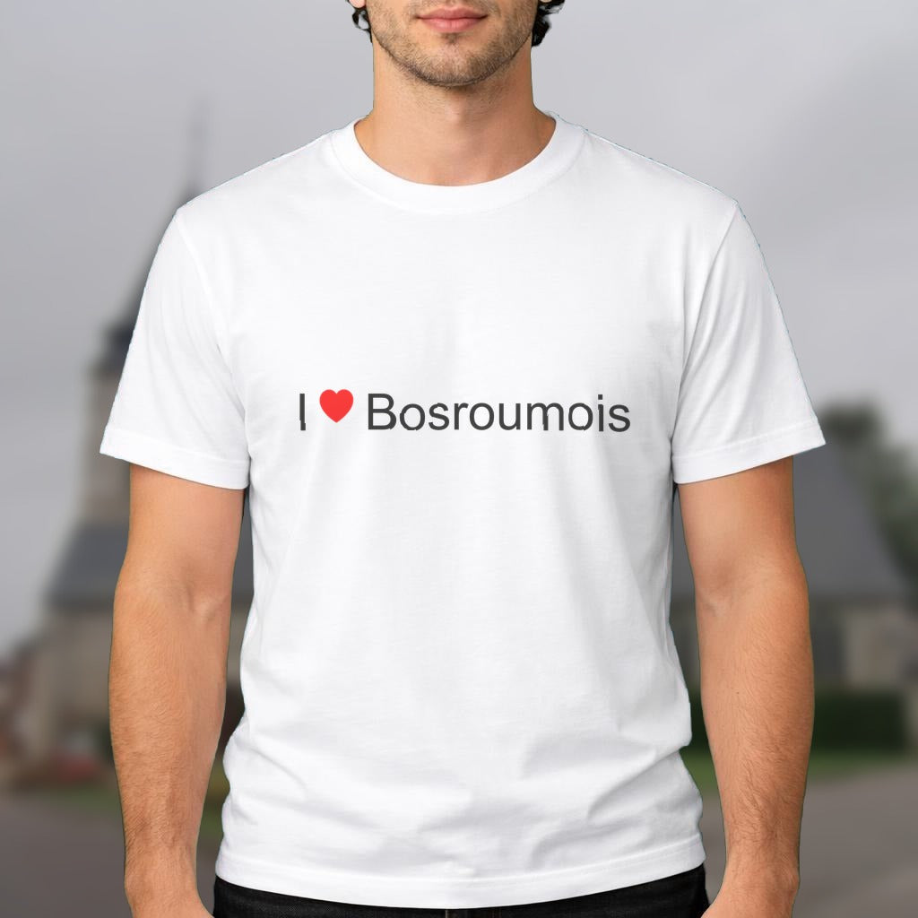T-shirt I love bosroumois