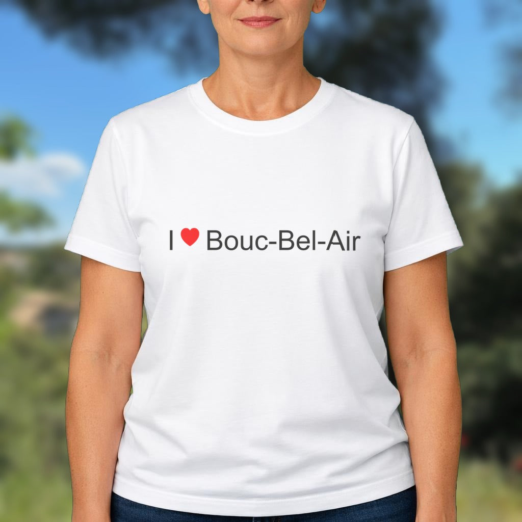 T-shirt I love bouc-bel-air