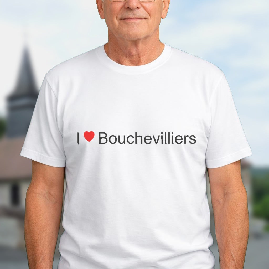 T-shirt I love bouchevilliers