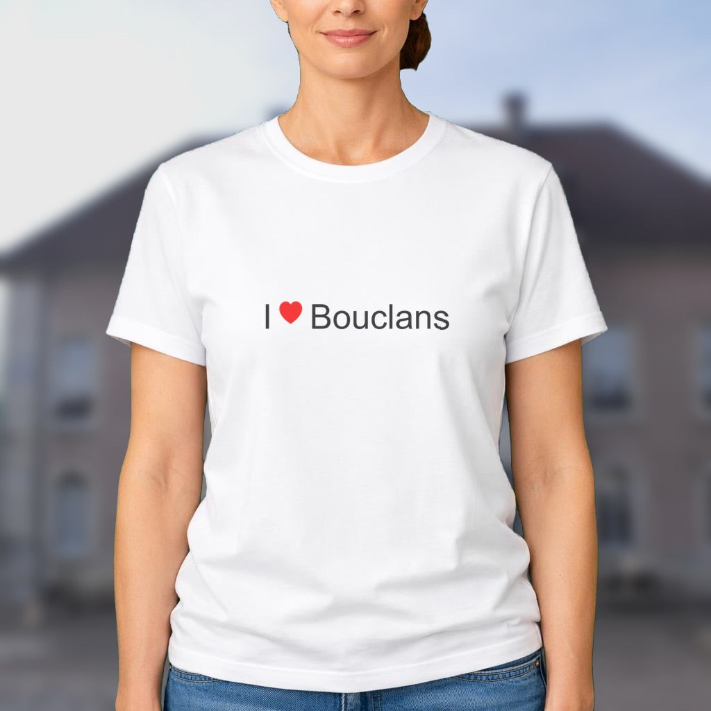 T-shirt I love bouclans