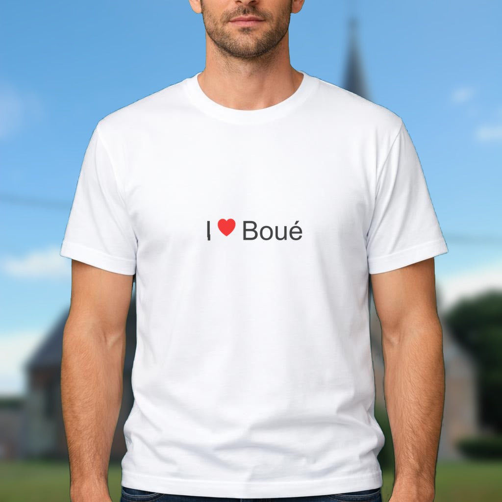 T-shirt I love boué