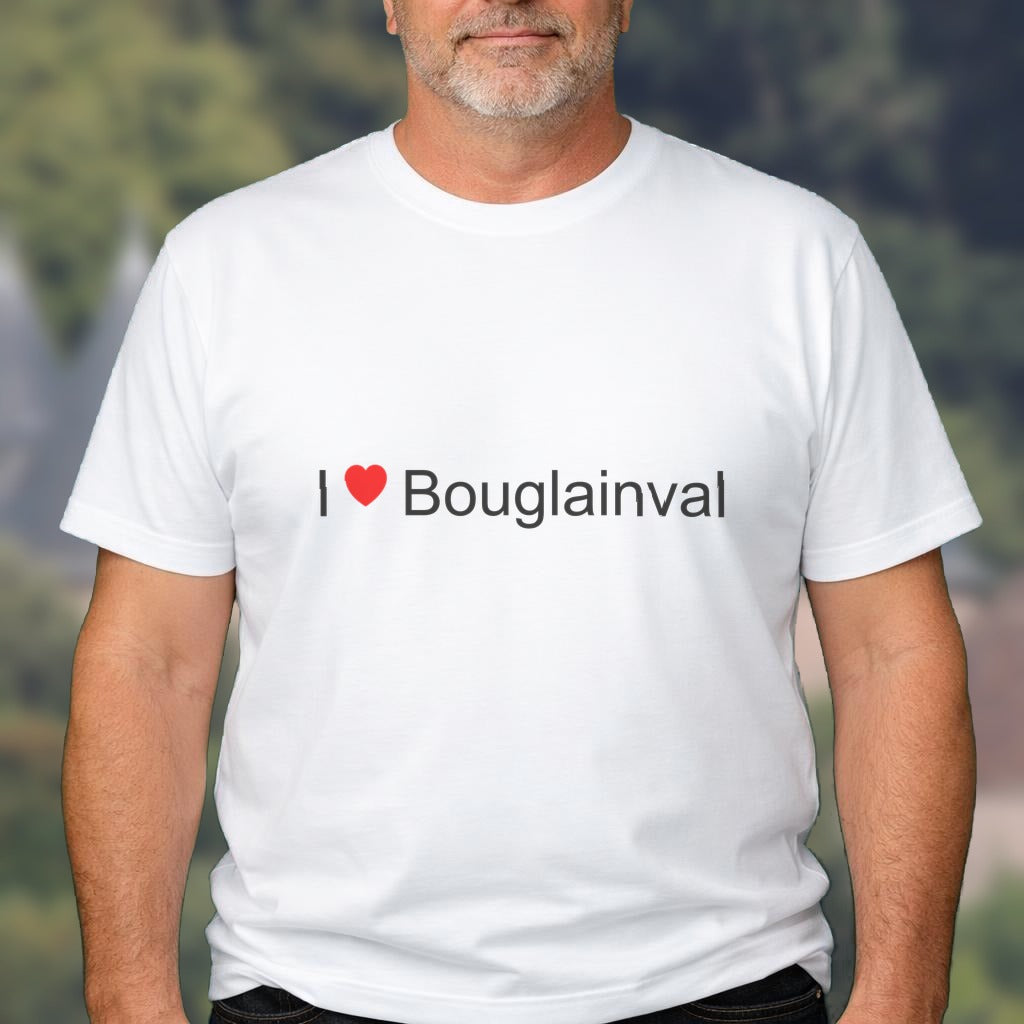 T-shirt I love bouglainval