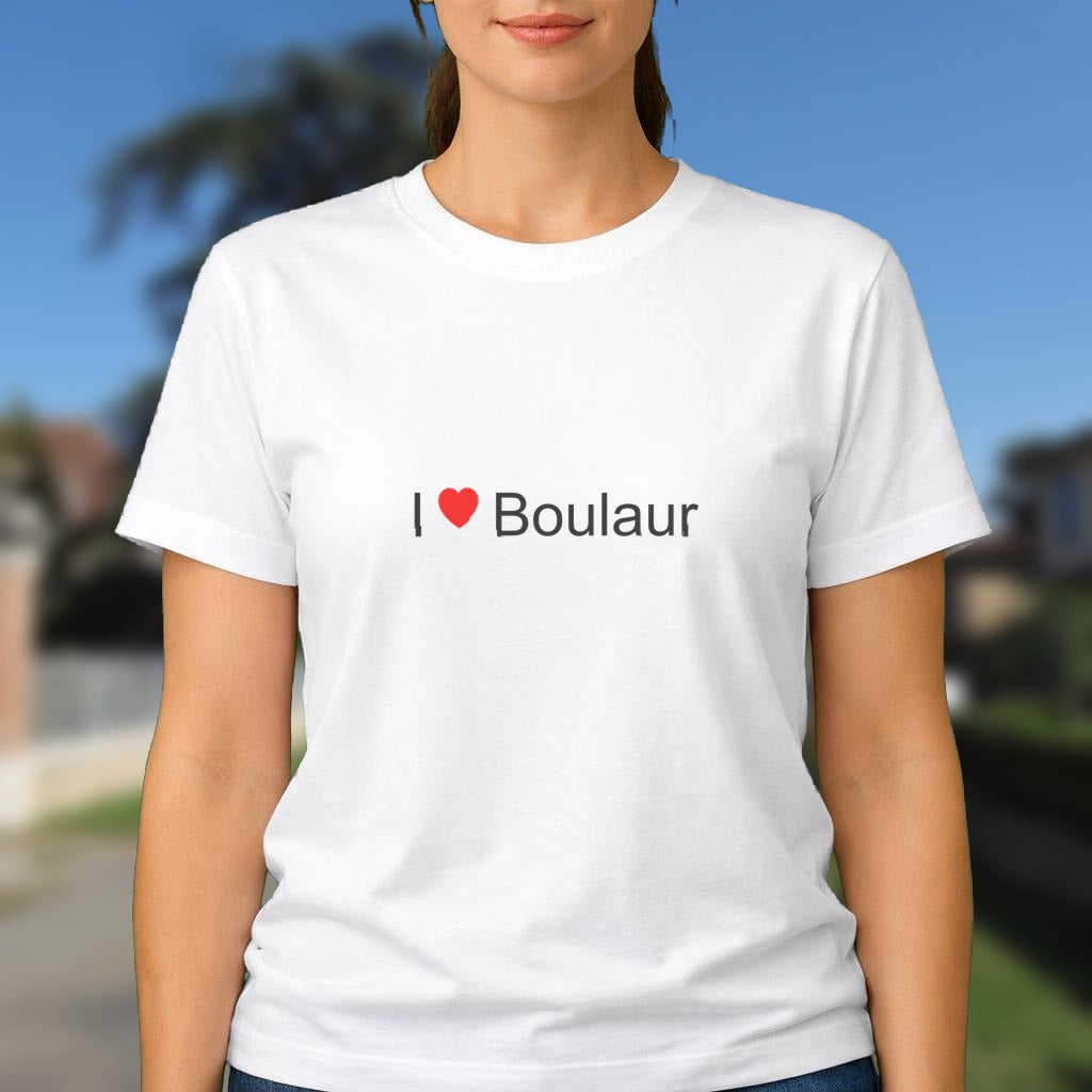 T-shirt I love boulaur