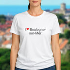 T-shirt I love boulogne-sur-mer
