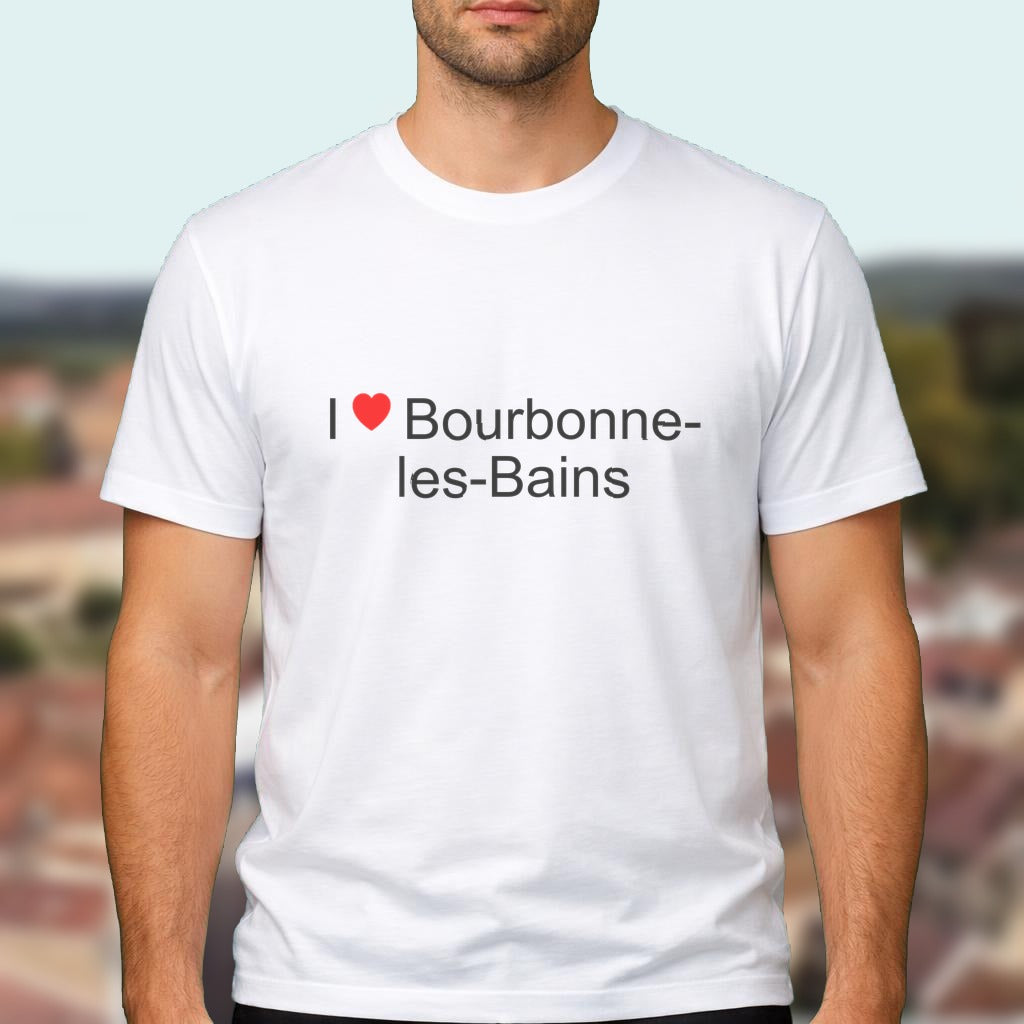 T-shirt I love bourbonne-les-bains