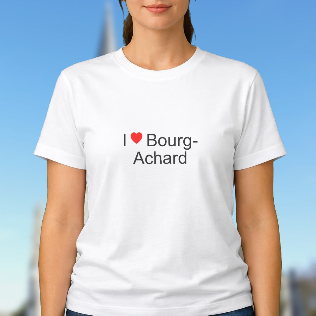 T-shirt I love bourg-achard