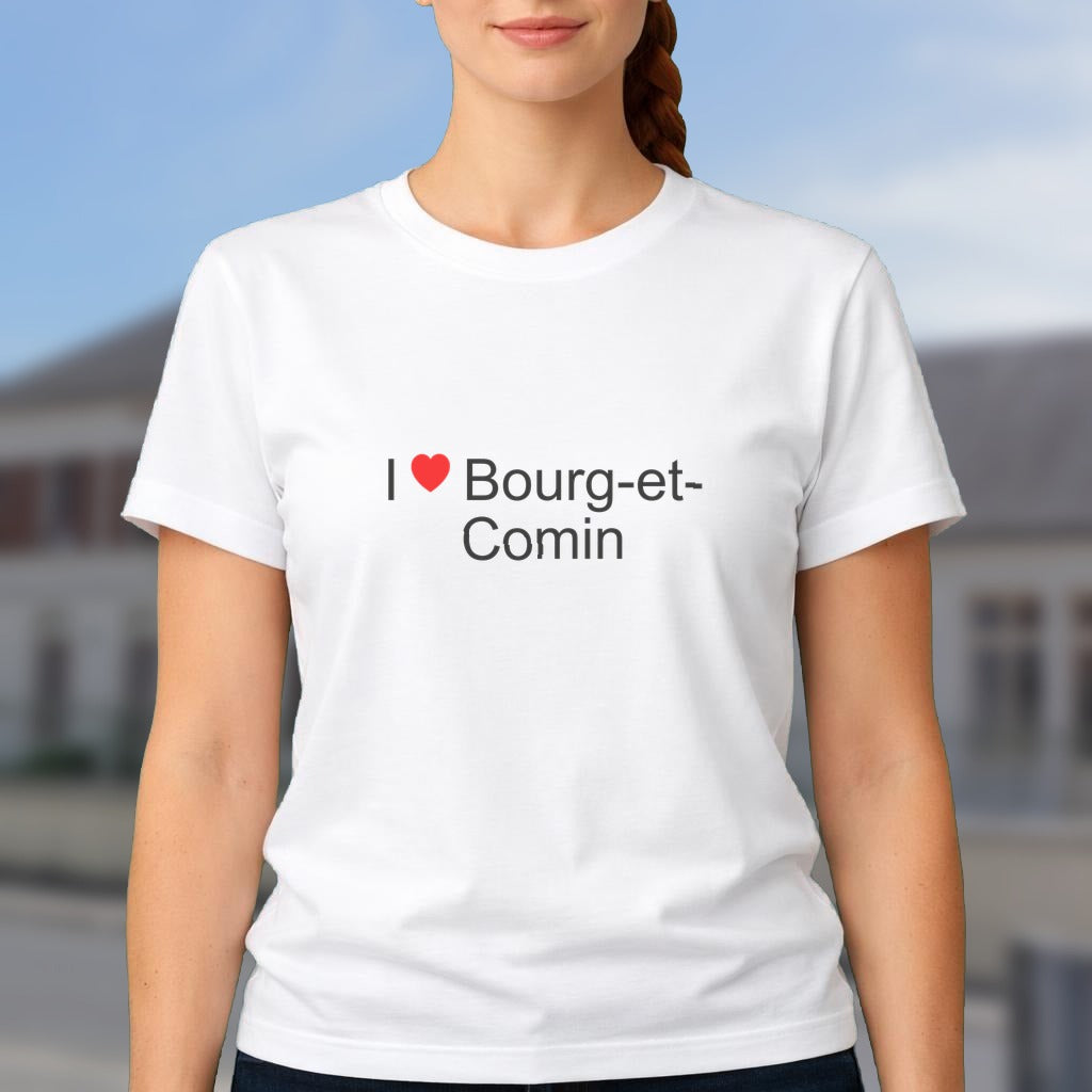 T-shirt I love bourg-et-comin