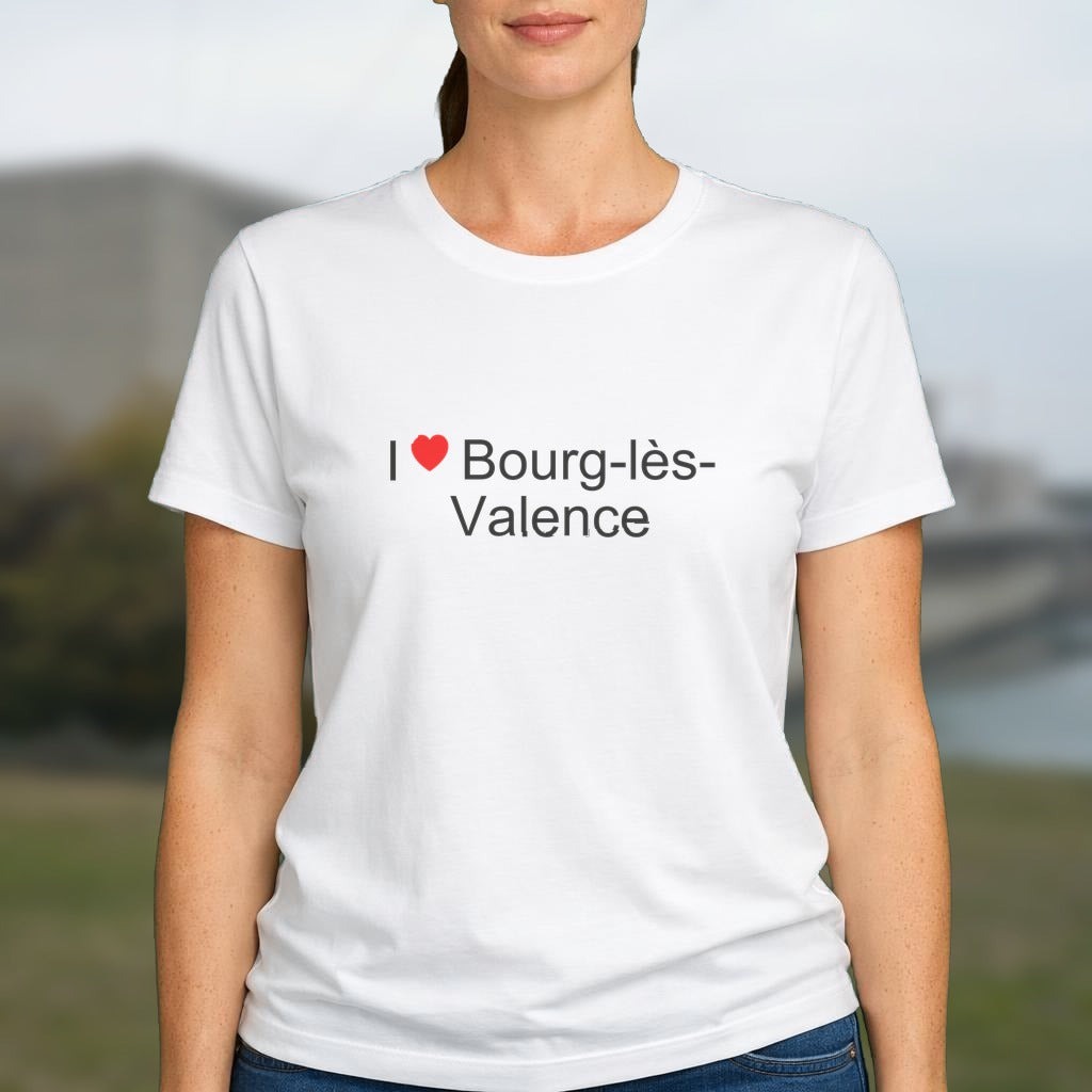 T-shirt I love bourg-lès-valence
