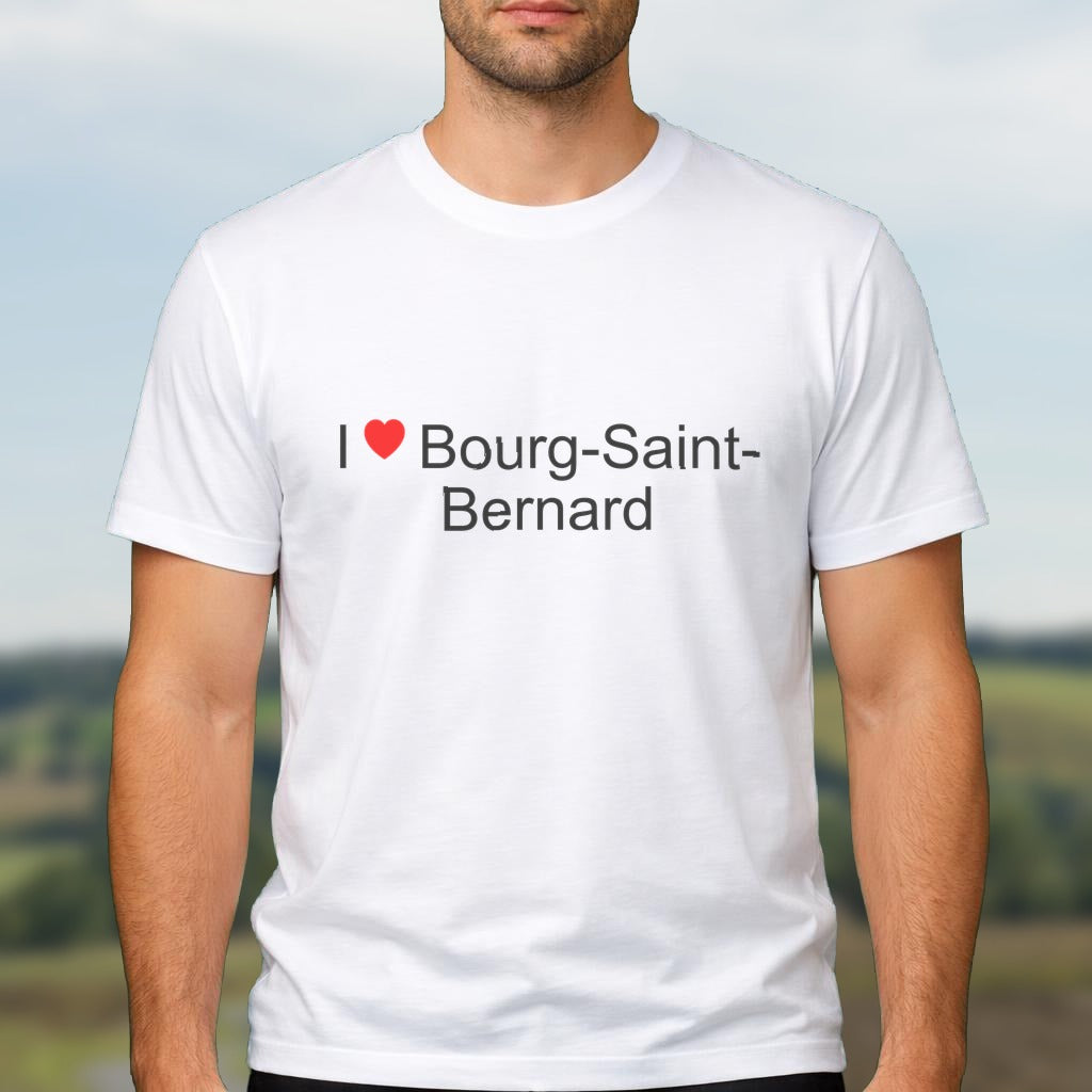 T-shirt I love bourg-saint-bernard