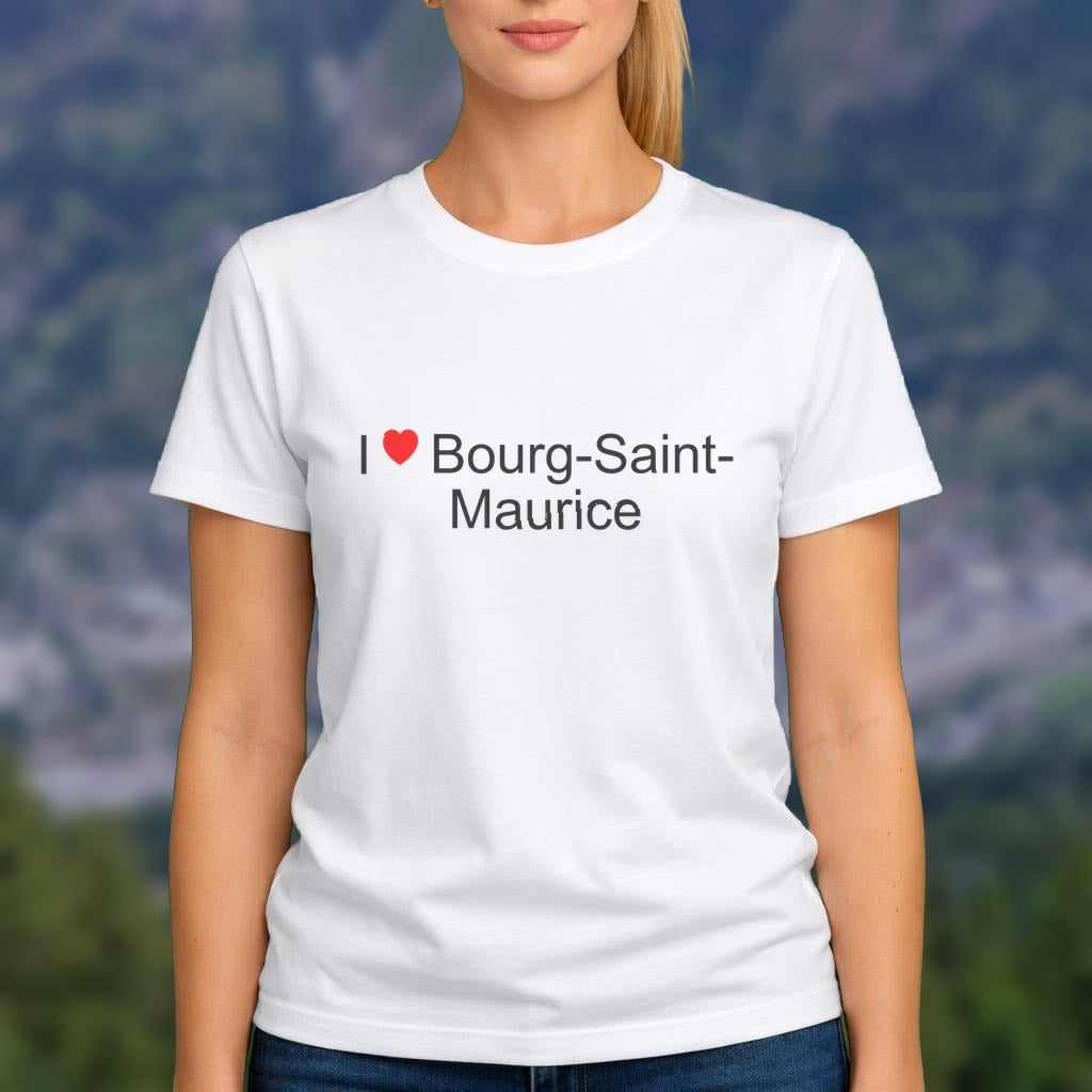 T-shirt I love bourg-saint-maurice