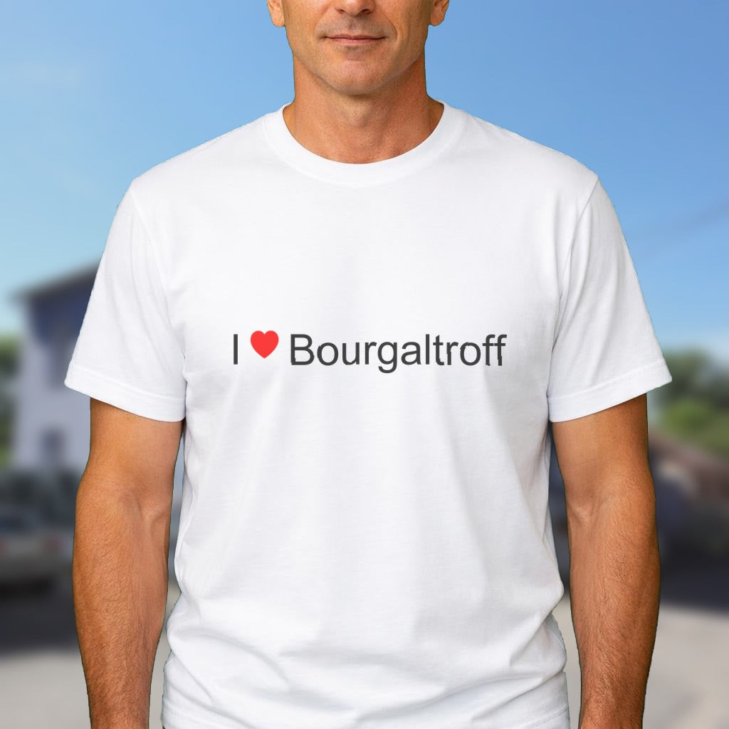 T-shirt I love bourgaltroff