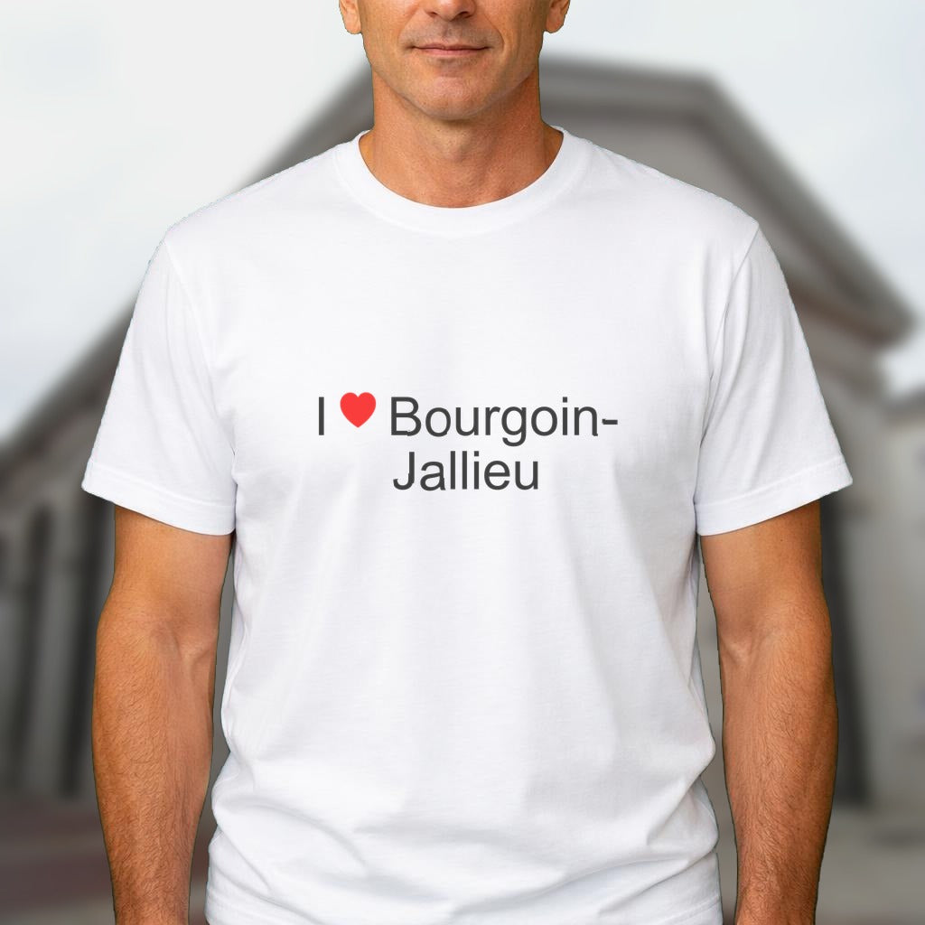 T-shirt I love bourgoin-jallieu