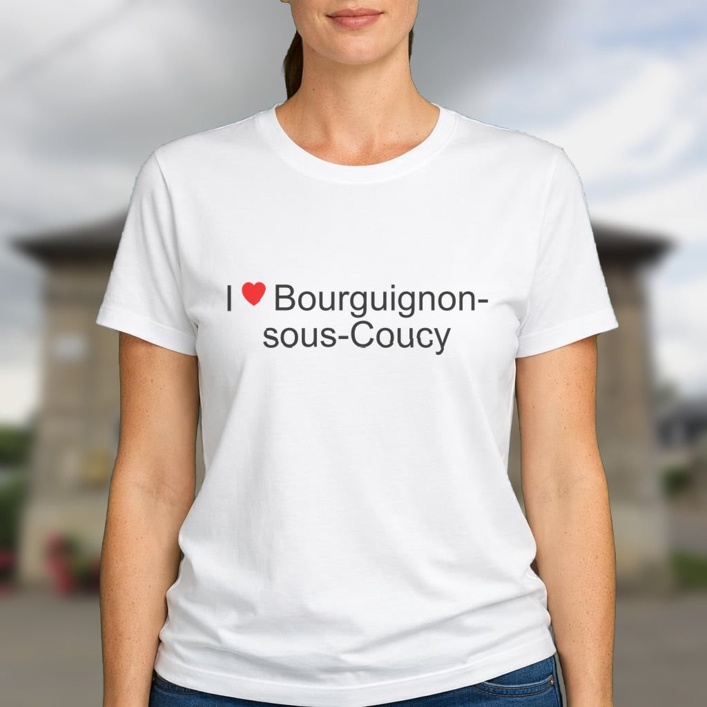 T-shirt I love bourguignon-sous-coucy