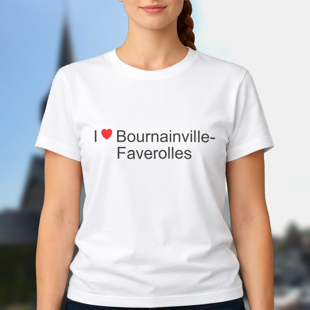 T-shirt I love bournainville-faverolles