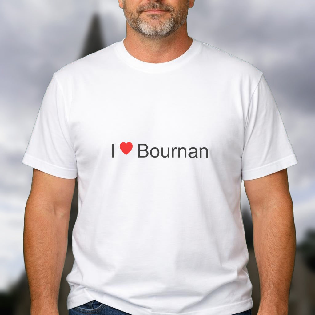 T-shirt I love bournan