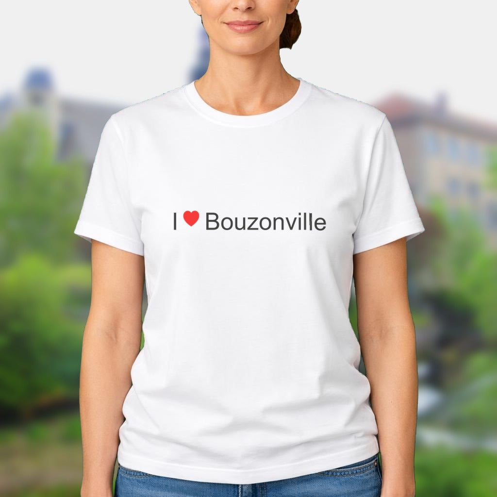 T-shirt I love bouzonville