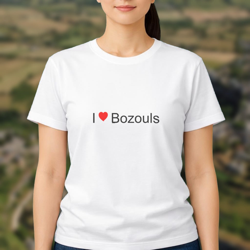 T-shirt I love bozouls