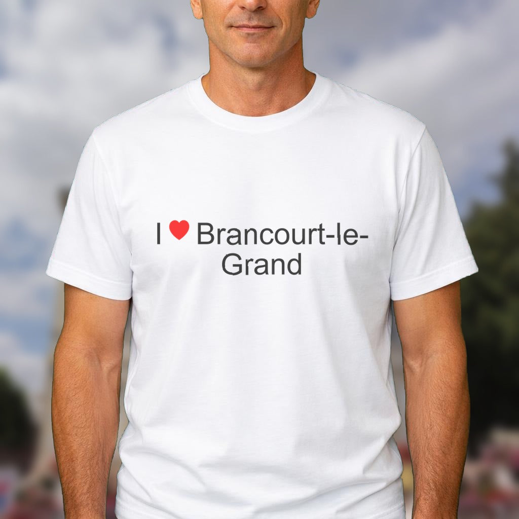 T-shirt I love brancourt-le-grand