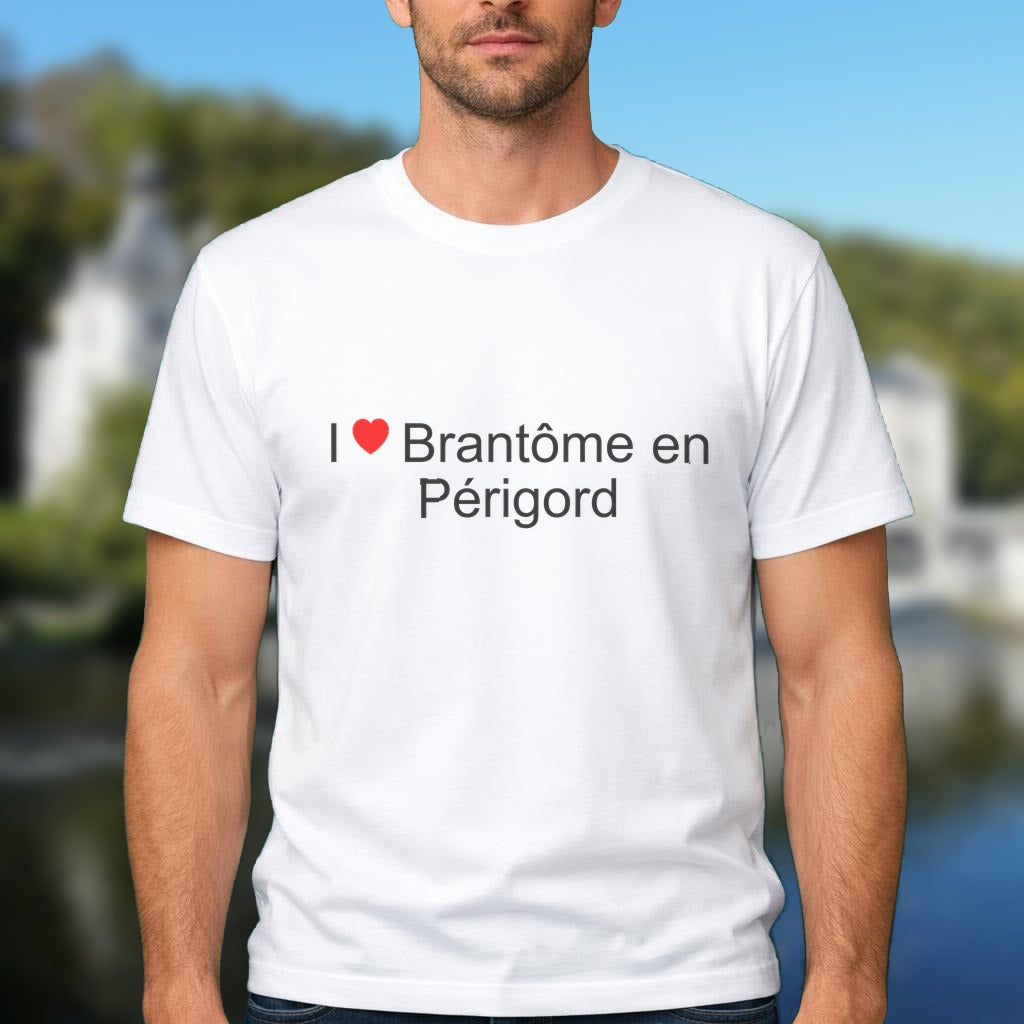 T-shirt I love brantôme en périgord