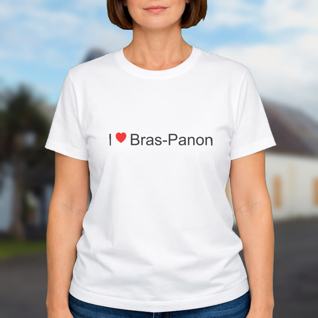 T-shirt I love bras-panon