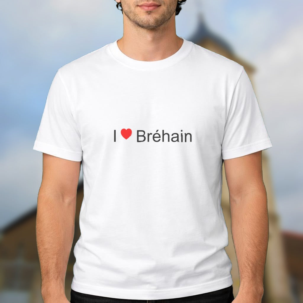 T-shirt I love bréhain