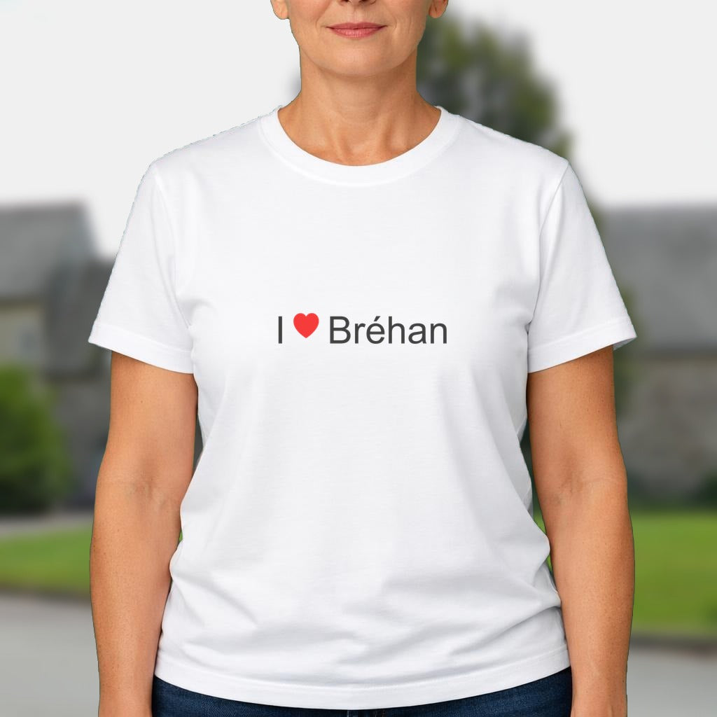T-shirt I love bréhan