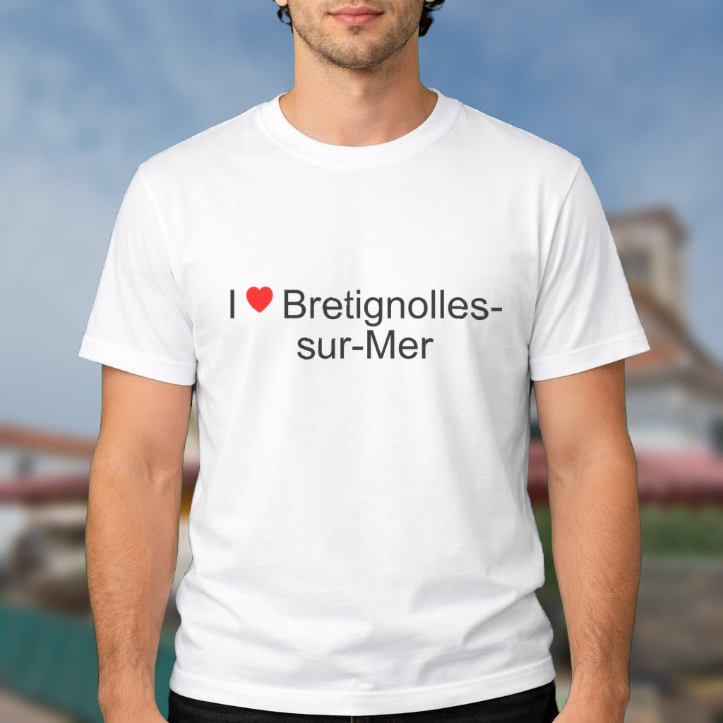 T-shirt I love bretignolles-sur-mer