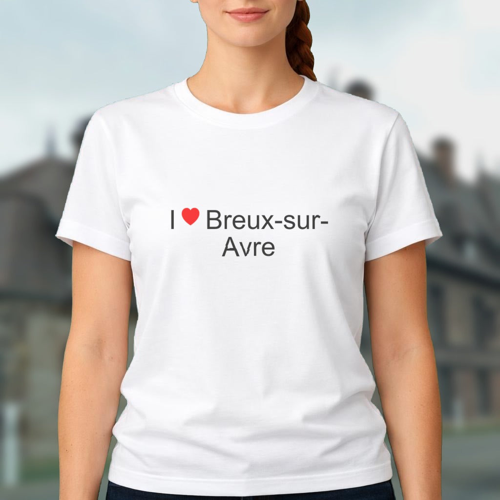 T-shirt I love breux-sur-avre
