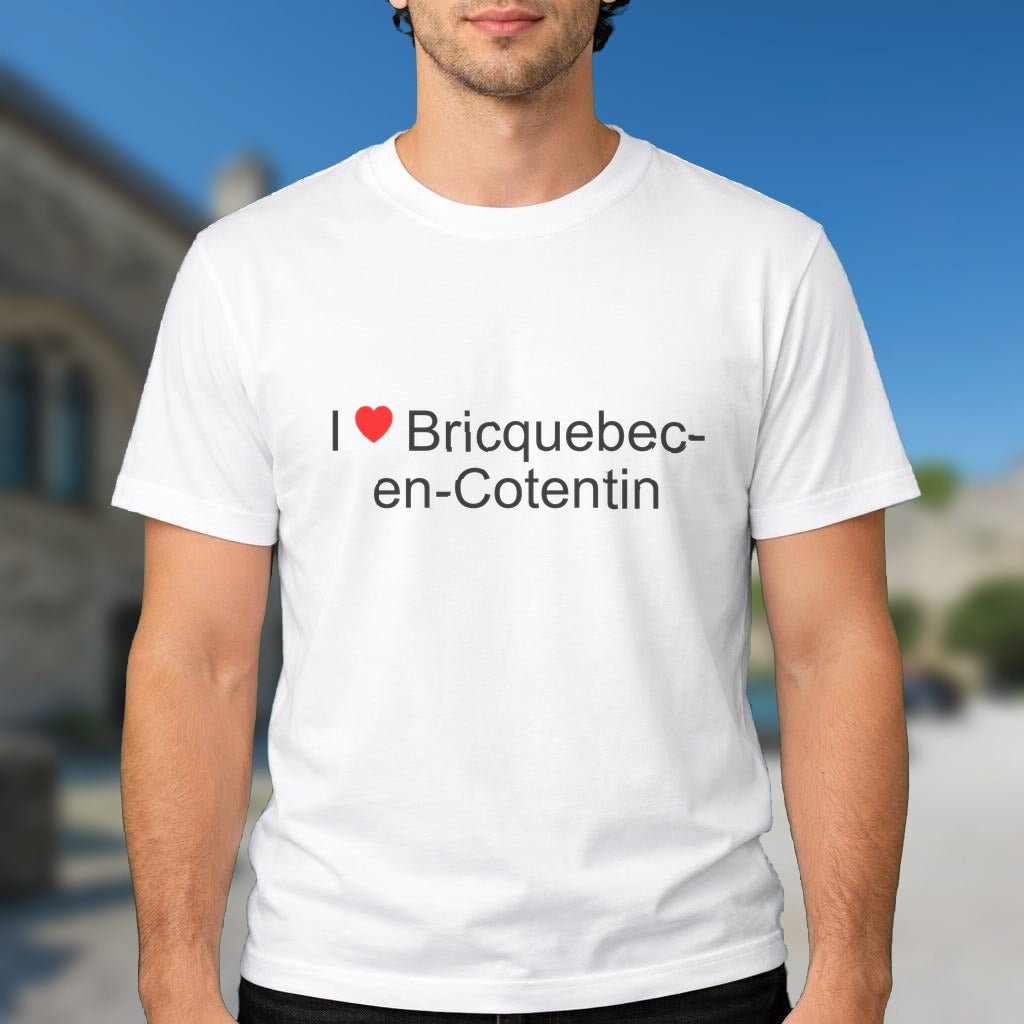 T-shirt I love bricquebec-en-cotentin