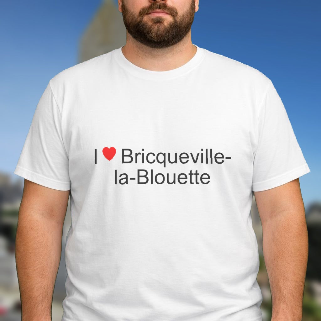 T-shirt I love bricqueville-la-blouette