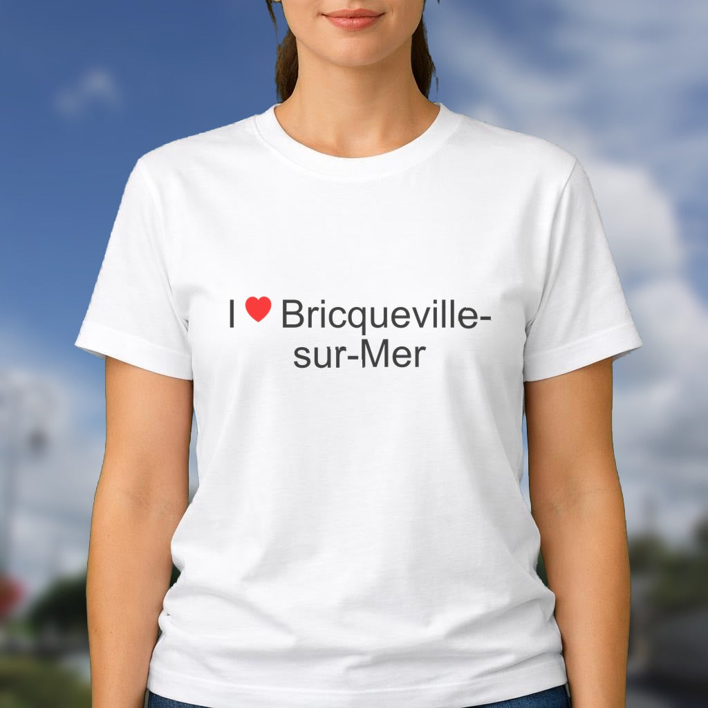 T-shirt I love bricqueville-sur-mer