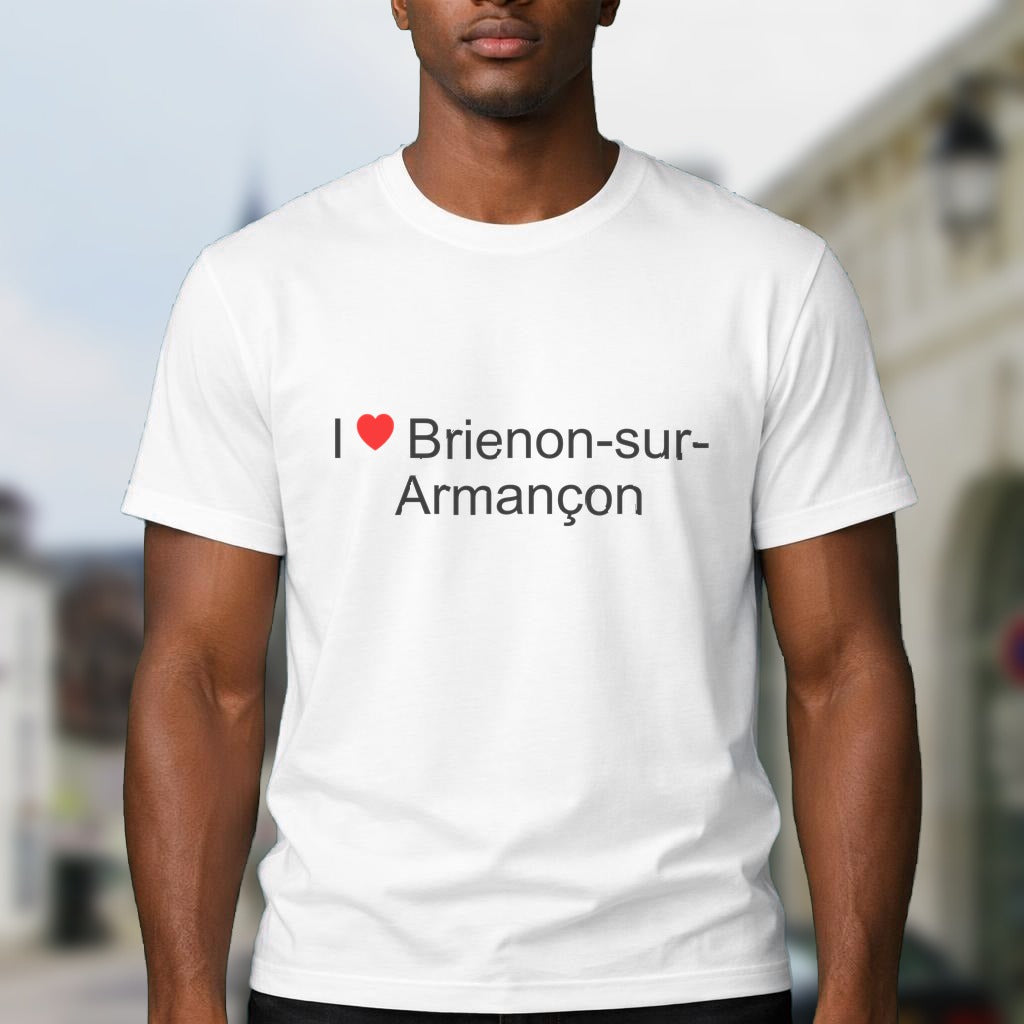 T-shirt I love brienon-sur-armançon